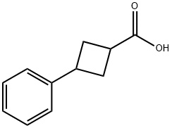 3-苯基-环丁烷羧酸, 66016-28-2, 结构式