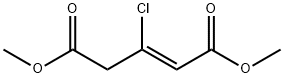 Dimethyl-3-chloro-2-pentenedioate Structure