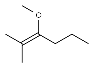 2-Methyl-3-methoxy-2-hexene Structure