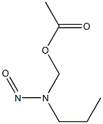 N-NITROSO-N-(ACETOXYMETHYL)PROPYLAMINE 结构式