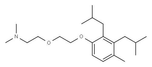 dimethyl[2-[2-[methylbis(2-methylpropyl)phenoxy]ethoxy]ethyl]amine 结构式