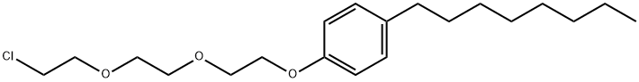 1-[2-[2-(2-chloroethoxy)ethoxy]ethoxy]-4-octylbenzene 结构式