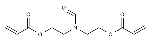 (formylimino)di-2,1-ethanediyl diacrylate Structure