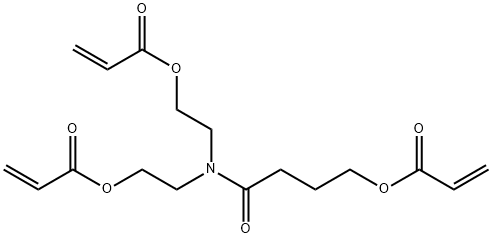 [[1-oxo-4-[(1-oxoallyl)oxy]butyl]imino]di-2,1-ethanediyl diacrylate 结构式