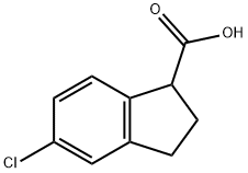 5-氯-茚-1-羧酸, 66041-26-7, 结构式