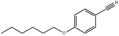 对(己氧基)苯甲腈, 66052-06-0, 结构式