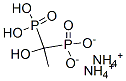 diammonium dihydrogen (1-hydroxyethylidene)bisphosphonate 结构式