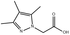 (3,4,5-三甲基-1H-吡唑-1-基)乙酸 结构式