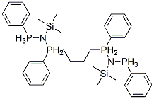 1,4-Butanediylbis[(trimethylsilylimino)diphenylphosphorane] 结构式
