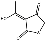 2,4(3H,5H)-Thiophenedione, 3-(1-hydroxyethylidene)-, (Z)- (9CI) 结构式