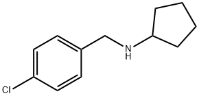 N-(4-氯苄基)环戊胺 结构式