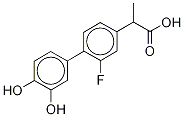 3',4'-二羟基氟比洛芬 结构式