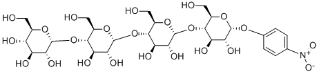4-Nitrophenyla-D-maltotetraoside 结构式