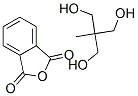 1,2-Benzenedicarboxylic anhydride, trimethylolethane, cottonseed oil f atty acids polymer Structure