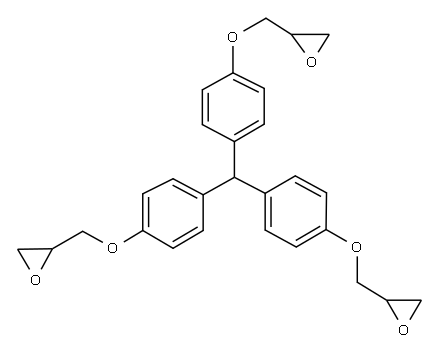 2,2’,2"-[次甲基-三(亚苯氧基亚甲基)]三(环氧乙烷), 66072-38-6, 结构式