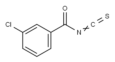 异硫氰酸间氯苯甲酰酯, 66090-36-6, 结构式