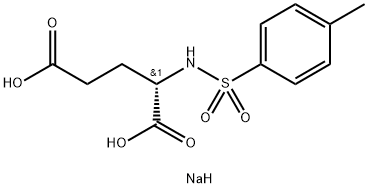 disodium N-[(p-tolyl)sulphonyl]-L-glutamate 结构式