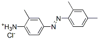 4-[(2,4-xylyl)azo]-o-toluidinium chloride 结构式