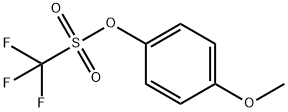 4-甲氧基苯基三氟甲烷磺酸酯 结构式