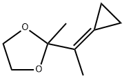 1,3-Dioxolane,  2-(1-cyclopropylideneethyl)-2-methyl- 结构式