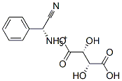 (R)-[cyano(phenyl)methyl]ammonium hydrogen [R-(R*,R*)]-tartrate 结构式
