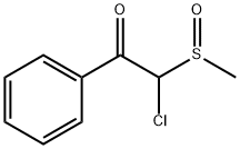 Ethanone, 2-chloro-2-(methylsulfinyl)-1-phenyl- (9CI) Structure