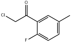Ethanone, 2-chloro-1-(2-fluoro-5-methylphenyl)- (9CI) 结构式