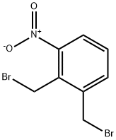 1,2 - 二(溴甲基)-3 - 硝基苯, 66126-16-7, 结构式