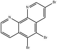 3,5,6-TRIBROMO-[1,10]PHENANTHROLINE 结构式