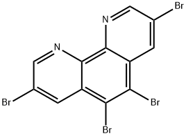 3,5,6,8-四溴-1,10-菲咯啉 结构式
