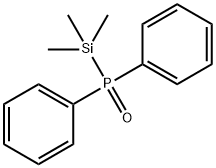 DIPHENYL(TRIMETHYLSILYL)PHOSPHINE OXIDE Structure