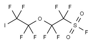 5-碘八氟-3-氧戊烷磺酰氟 结构式