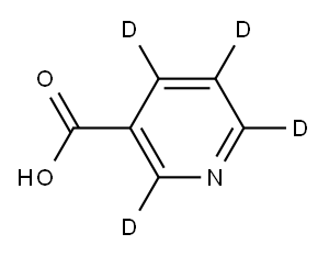 NICOTINIC-D4 ACID Structure
