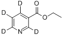 烟酸乙酯-D4 结构式