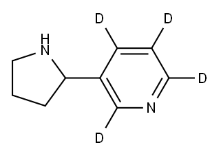 NORNICOTINE-2,4,5,6-D4 (PYRIDINE-D4) Structure