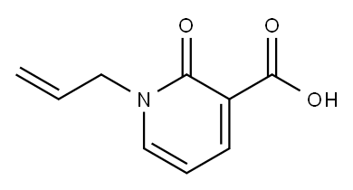 1-烯丙基-2-氧代-1,2-二氢吡啶-3-羧酸 结构式