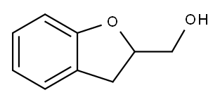 2,3-二氢苯并呋喃-2-甲醇 结构式