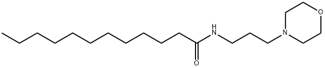 N-(3-morpholinopropyl)dodecanamide 结构式