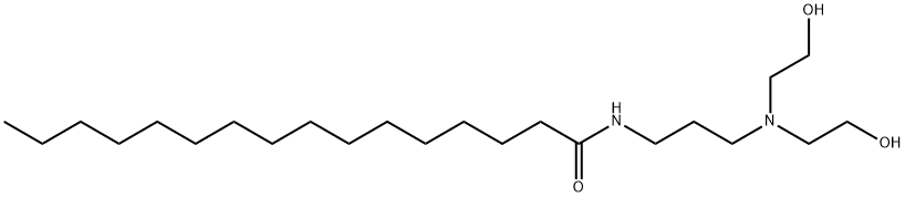 N-[3-[bis(2-hydroxyethyl)amino]propyl]hexadecan-1-amide 结构式
