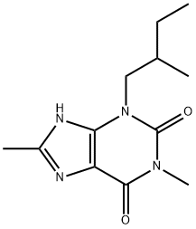 维罗茶碱, 66172-75-6, 结构式