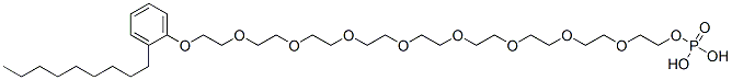 26-(nonylphenoxy)-3,6,9,12,15,18,21,24-octaoxahexacosan-1-yl hydrogen  phosphate|二壬基酚聚醚-9 磷酸酯