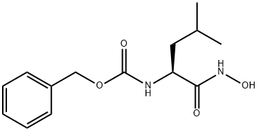 benzyloxycarbonylleucyl-hydroxamate 结构式