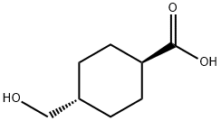 反-4-(羟甲基)环己甲酸 结构式