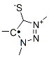 1,3,4-trimethyl-2,3-diaza-1-azoniacyclopenta-1,4-diene-5-thiolate Structure