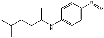 N-(1,4-Dimethylpentyl)-4-nitrosoaniline 结构式