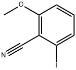 2-碘-6-甲氧基苯甲腈 结构式