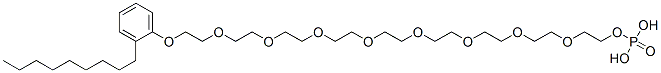 26-(nonylphenoxy)-3,6,9,12,15,18,21,24-octaoxahexacosan-1-yl dihydrogen  phosphate|壬基酚聚醚-9 磷酸酯