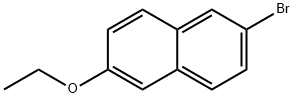 2-溴-6-乙氧基萘 结构式