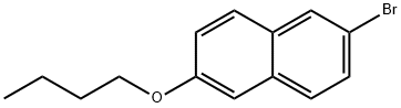 2-溴-6-丁氧基萘 结构式