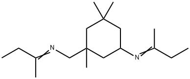1,3,3-trimethyl-N-(1-methylpropylidene)-5-[(1-methylpropylidene)amino]cyclohexanemethylamine 结构式